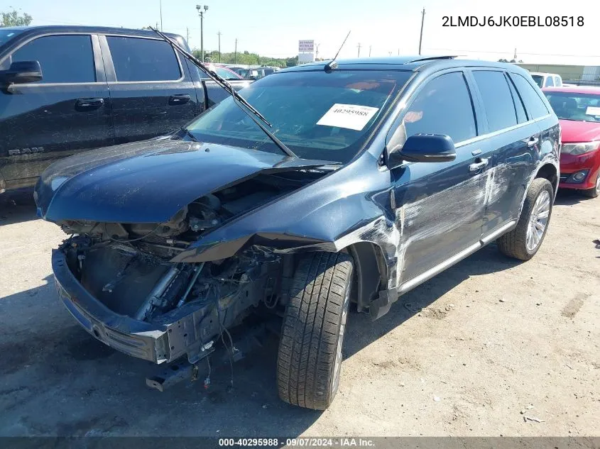 2014 Lincoln Mkx VIN: 2LMDJ6JK0EBL08518 Lot: 40295988