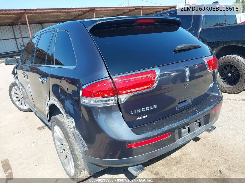 2014 Lincoln Mkx VIN: 2LMDJ6JK0EBL08518 Lot: 40295988