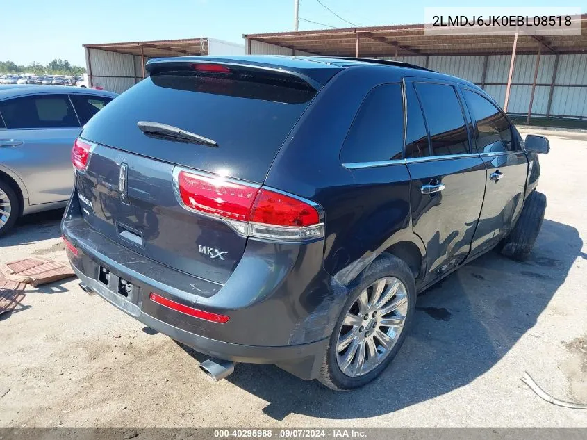 2014 Lincoln Mkx VIN: 2LMDJ6JK0EBL08518 Lot: 40295988