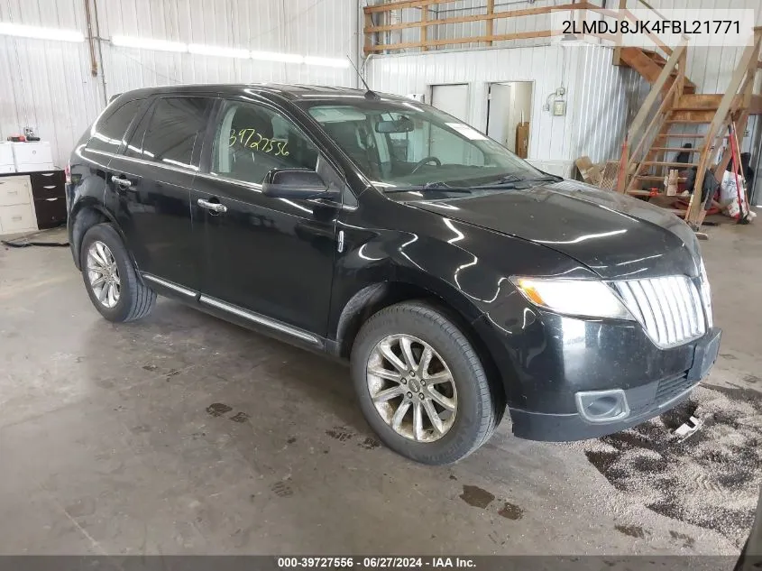 2LMDJ8JK4FBL21771 2015 Lincoln Mkx