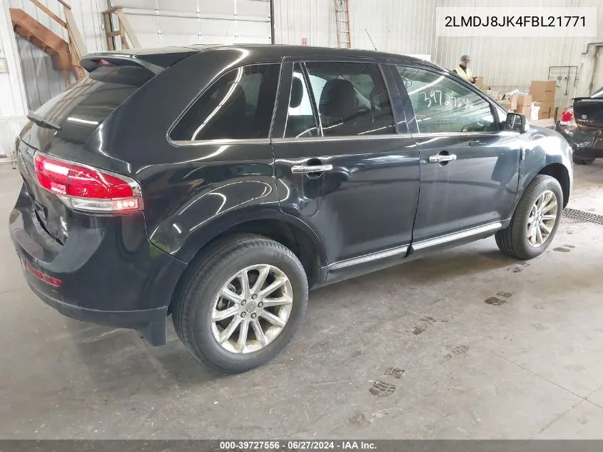 2LMDJ8JK4FBL21771 2015 Lincoln Mkx