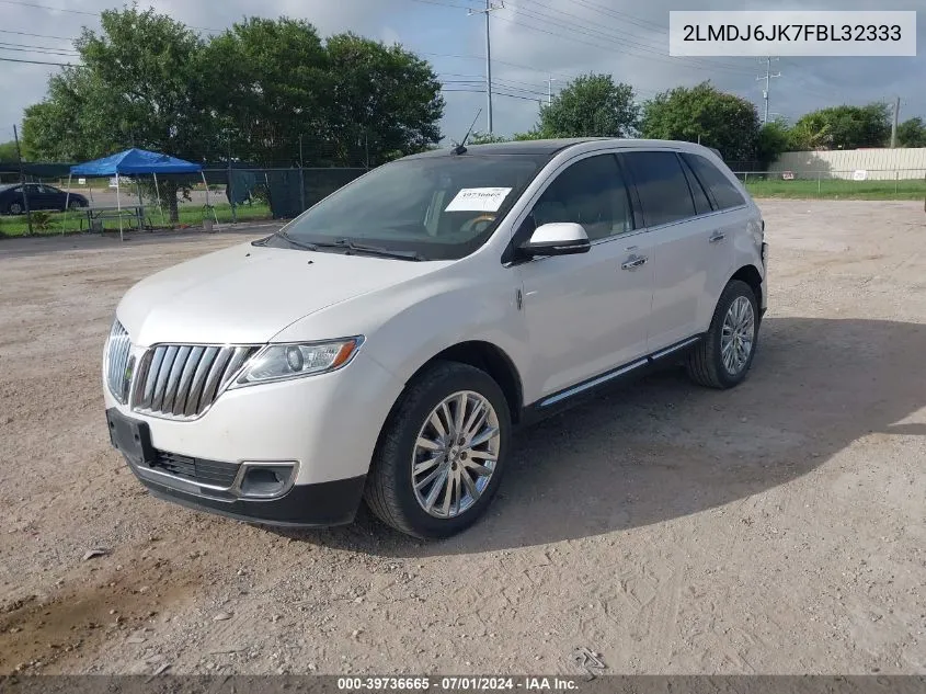 2LMDJ6JK7FBL32333 2015 Lincoln Mkx