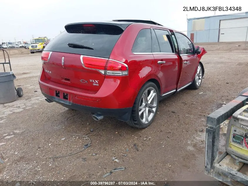 2LMDJ8JK3FBL34348 2015 Lincoln Mkx