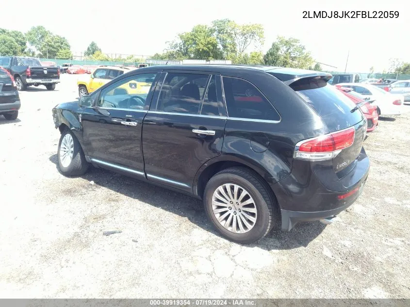 2LMDJ8JK2FBL22059 2015 Lincoln Mkx