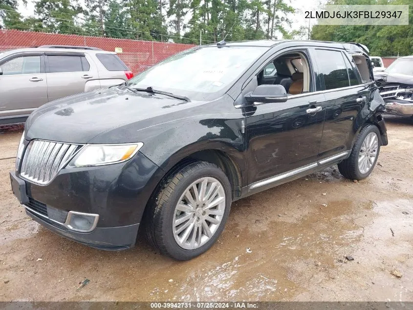 2LMDJ6JK3FBL29347 2015 Lincoln Mkx