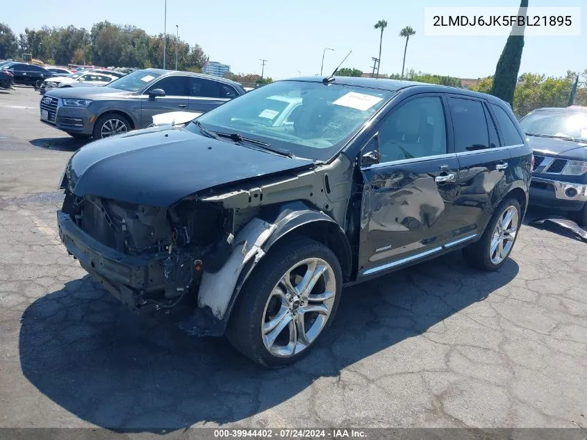 2015 Lincoln Mkx VIN: 2LMDJ6JK5FBL21895 Lot: 39944402