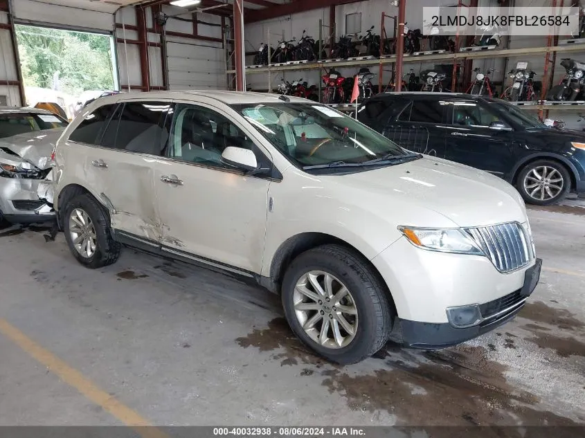 2LMDJ8JK8FBL26584 2015 Lincoln Mkx