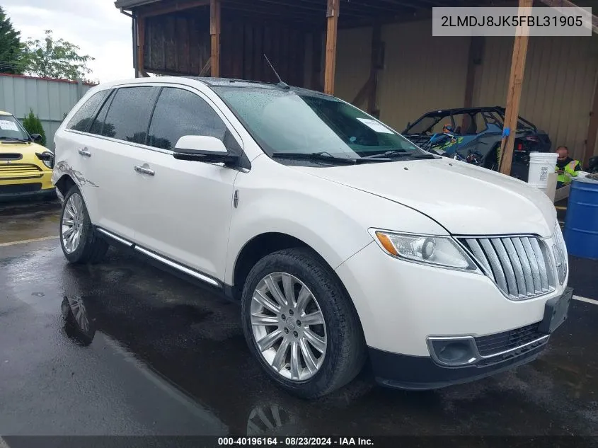 2LMDJ8JK5FBL31905 2015 Lincoln Mkx