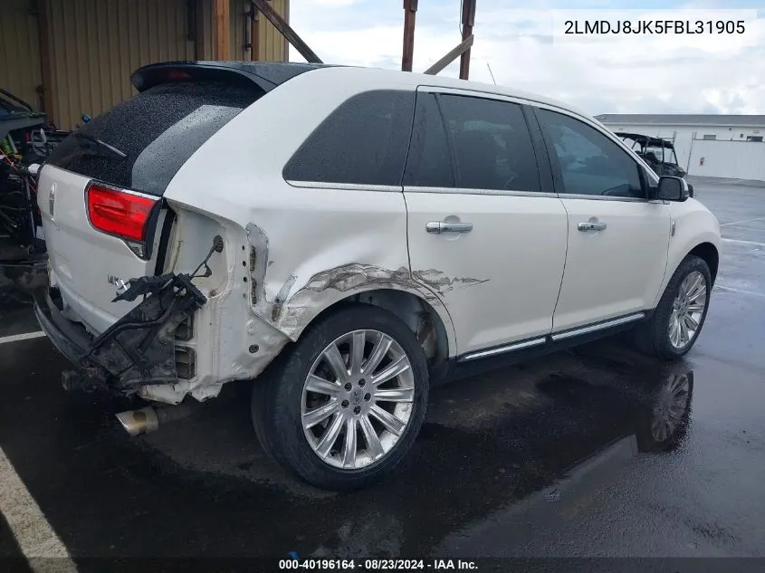 2LMDJ8JK5FBL31905 2015 Lincoln Mkx