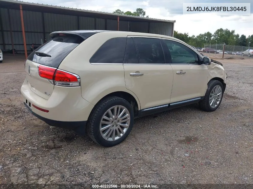 2015 Lincoln Mkx VIN: 2LMDJ6JK8FBL30445 Lot: 40232566