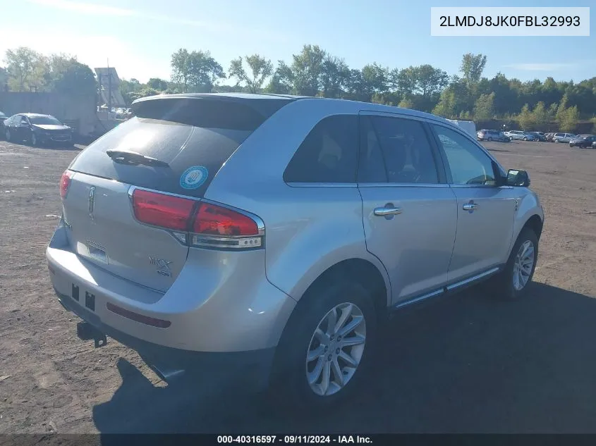 2LMDJ8JK0FBL32993 2015 Lincoln Mkx