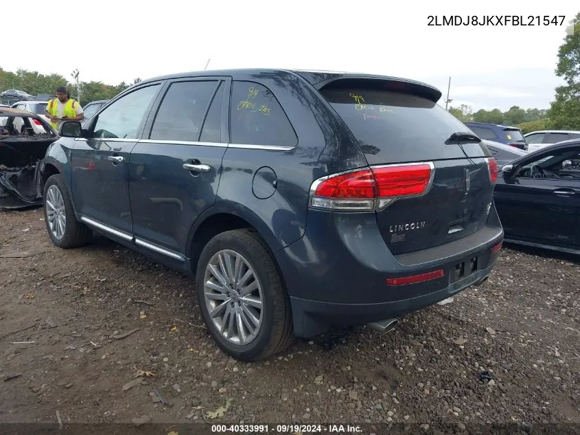 2LMDJ8JKXFBL21547 2015 Lincoln Mkx