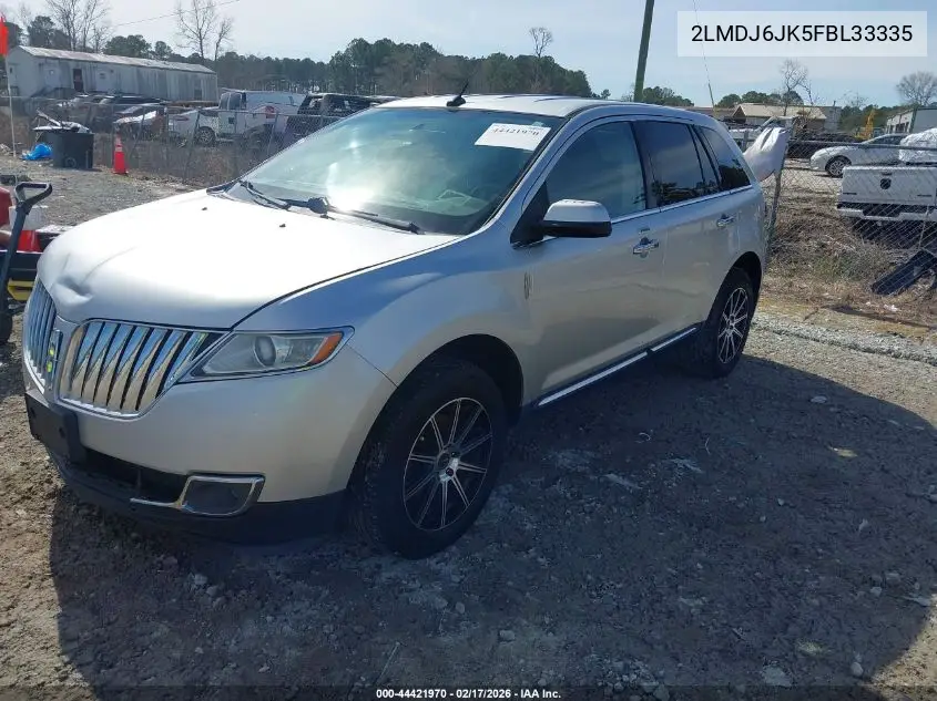 2LMDJ6JK5FBL33335 2015 Lincoln Mkx