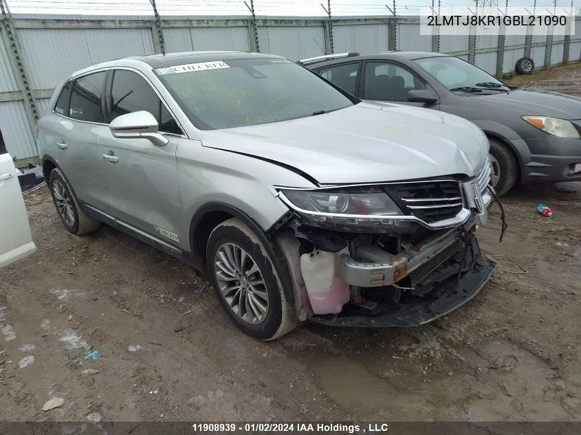 2LMTJ8KR1GBL21090 2016 Lincoln Mkx