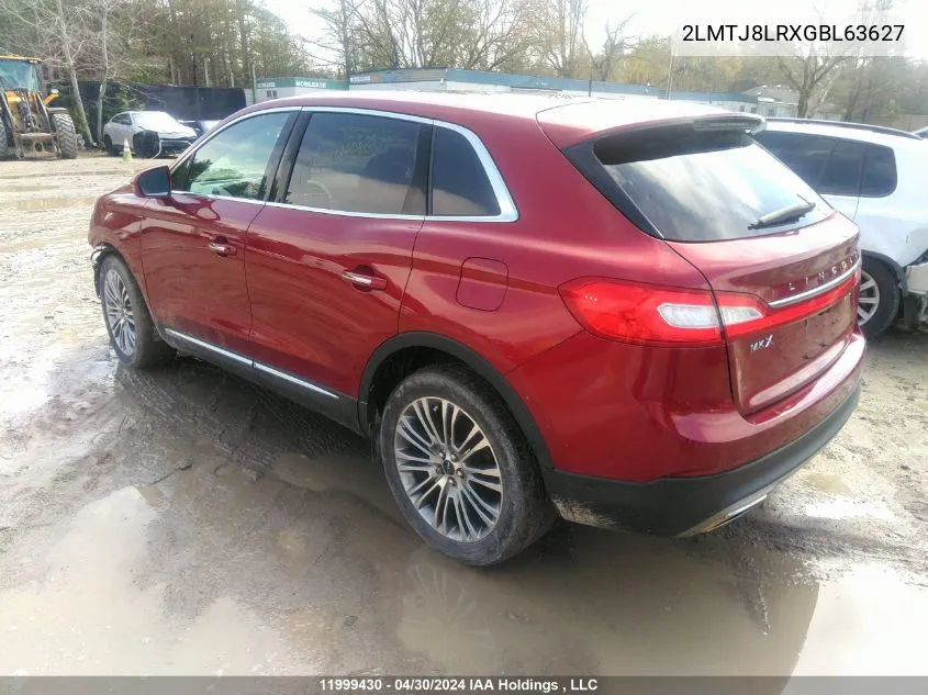 2LMTJ8LRXGBL63627 2016 Lincoln Mkx Reserve