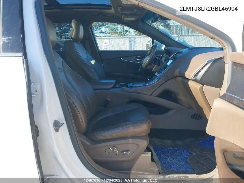 2LMTJ8LR2GBL46904 2016 Lincoln Mkx