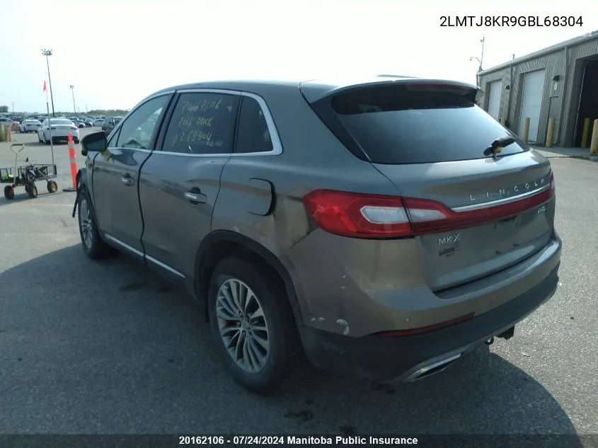 2LMTJ8KR9GBL68304 2016 Lincoln Mkx