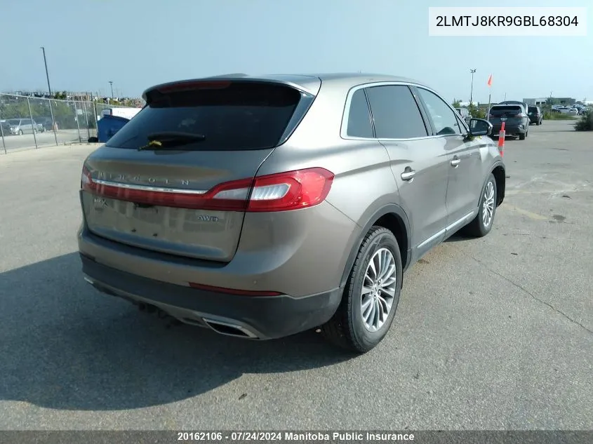 2LMTJ8KR9GBL68304 2016 Lincoln Mkx