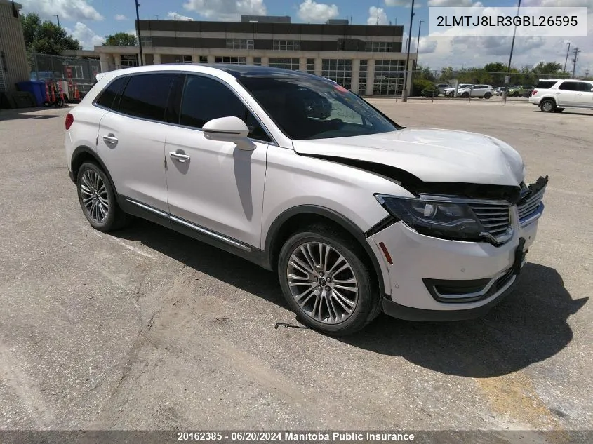 2LMTJ8LR3GBL26595 2016 Lincoln Mkx