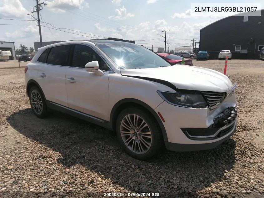 2LMTJ8LR5GBL21057 2016 Lincoln Mkx Reserve