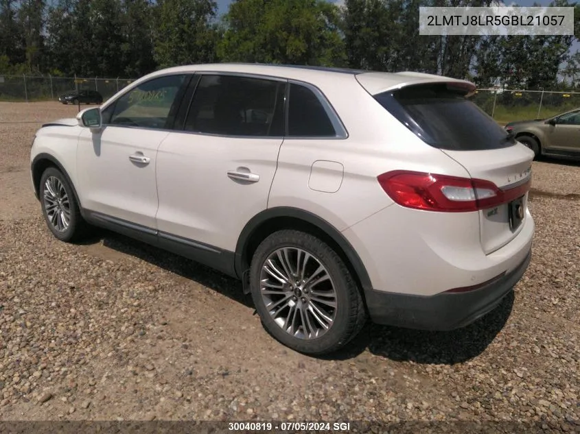 2LMTJ8LR5GBL21057 2016 Lincoln Mkx Reserve