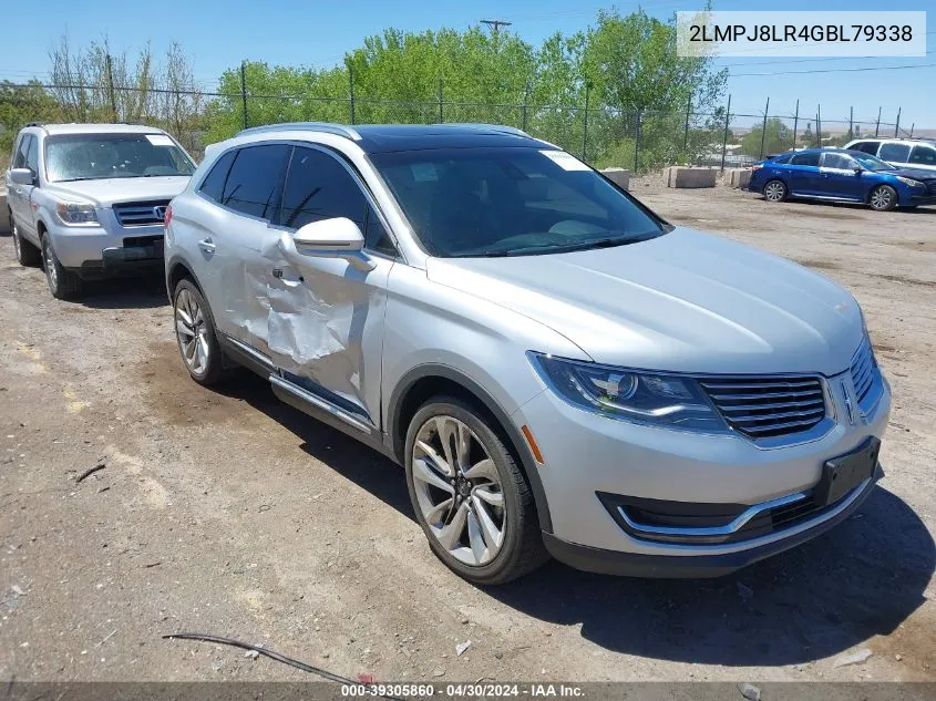 2LMPJ8LR4GBL79338 2016 Lincoln Mkx Reserve