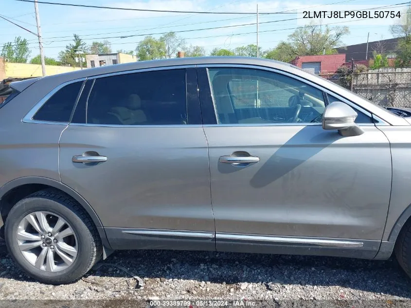 2LMTJ8LP9GBL50754 2016 Lincoln Mkx Reserve