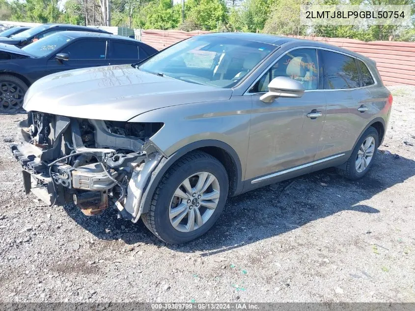 2016 Lincoln Mkx Reserve VIN: 2LMTJ8LP9GBL50754 Lot: 39389799