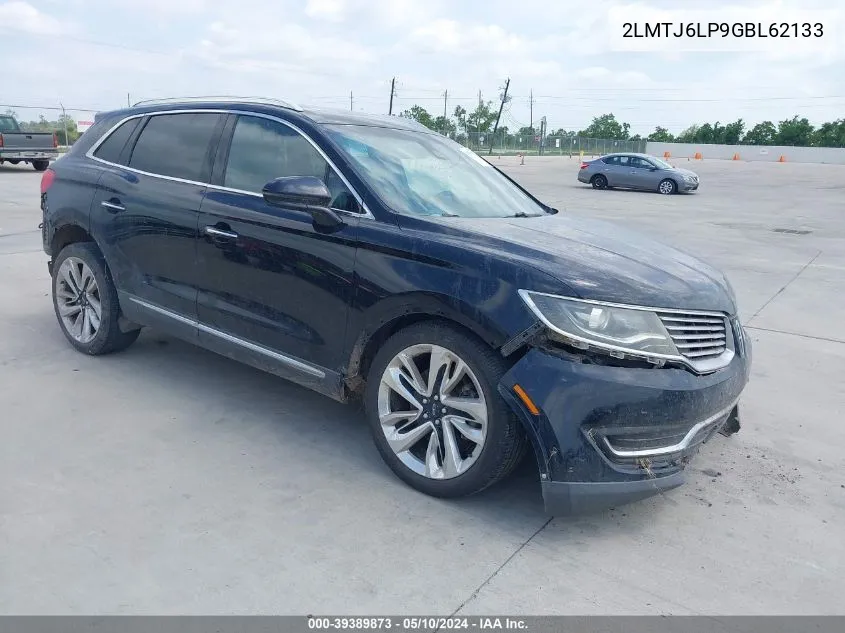 2LMTJ6LP9GBL62133 2016 Lincoln Mkx Reserve