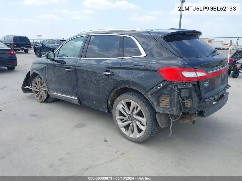 2LMTJ6LP9GBL62133 2016 Lincoln Mkx Reserve