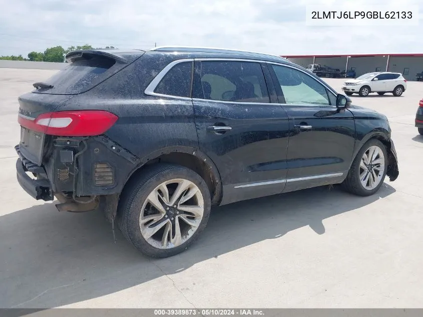 2LMTJ6LP9GBL62133 2016 Lincoln Mkx Reserve