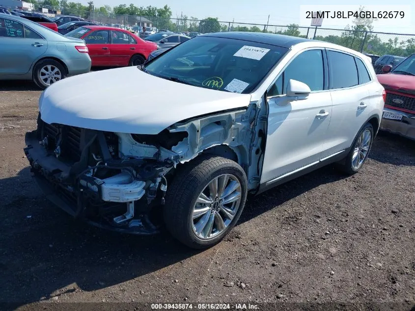 2LMTJ8LP4GBL62679 2016 Lincoln Mkx Reserve