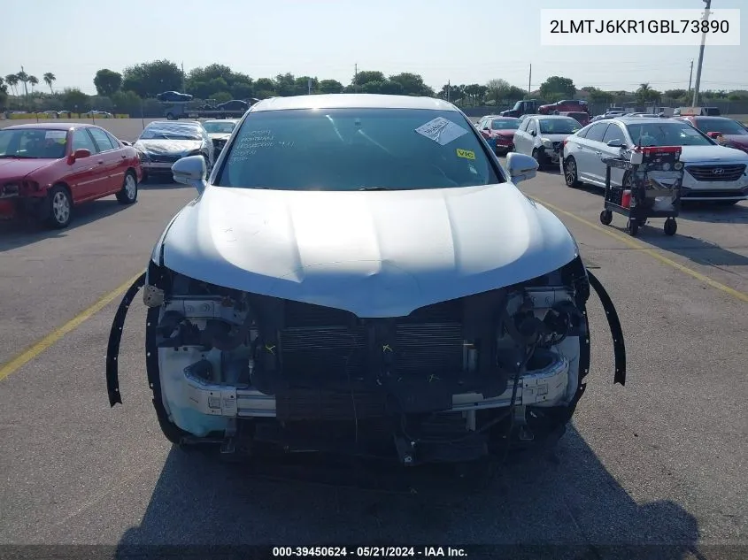 2LMTJ6KR1GBL73890 2016 Lincoln Mkx Select