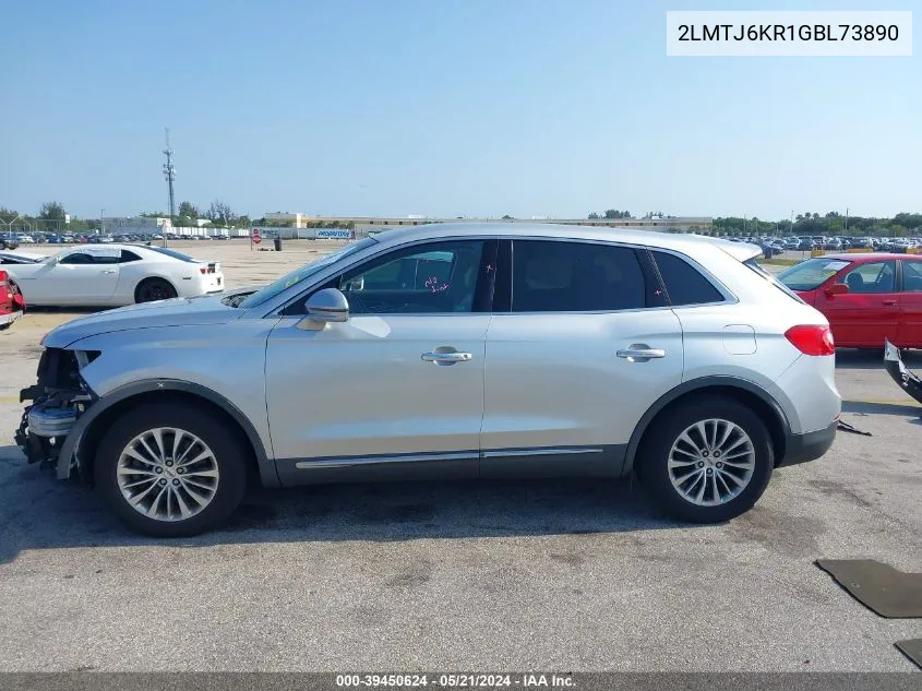 2LMTJ6KR1GBL73890 2016 Lincoln Mkx Select