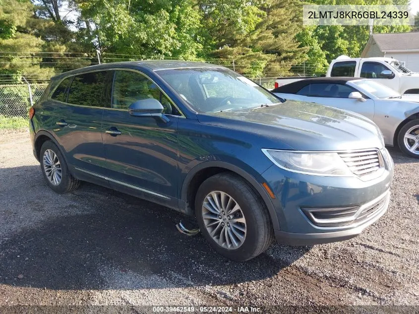 2016 Lincoln Mkx Select VIN: 2LMTJ8KR6GBL24339 Lot: 39462549