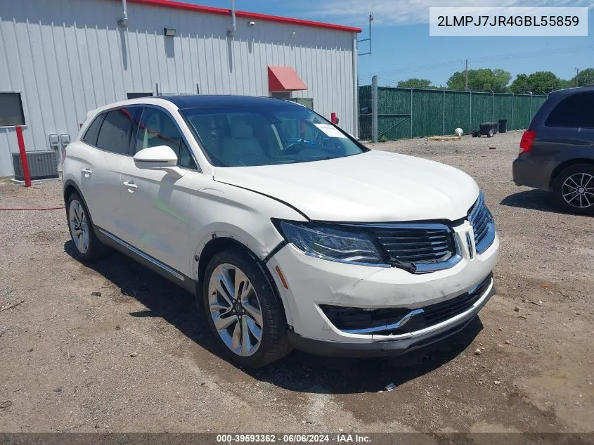 2LMPJ7JR4GBL55859 2016 Lincoln Mkx Black Label