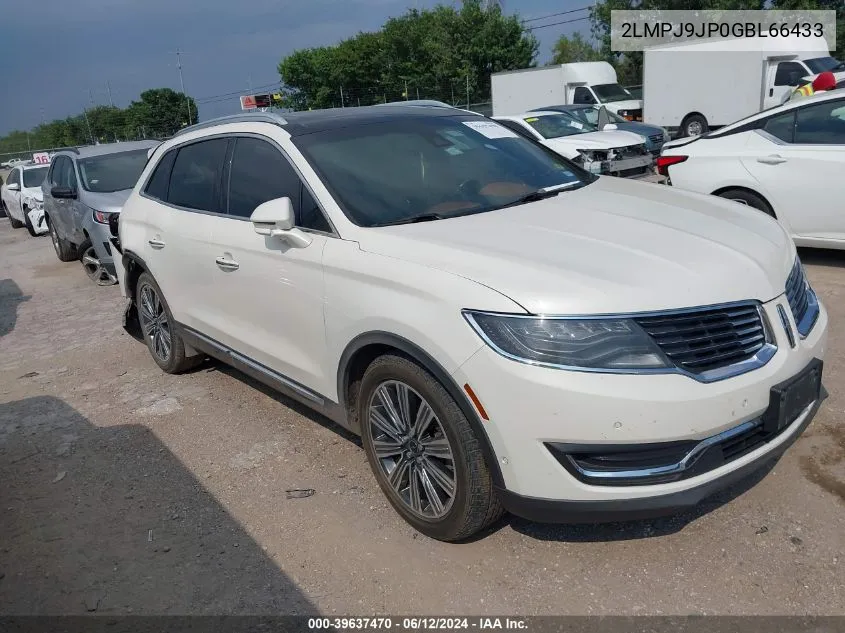 2LMPJ9JP0GBL66433 2016 Lincoln Mkx Black Label