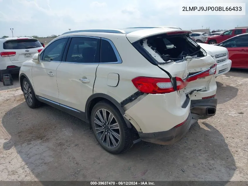 2LMPJ9JP0GBL66433 2016 Lincoln Mkx Black Label