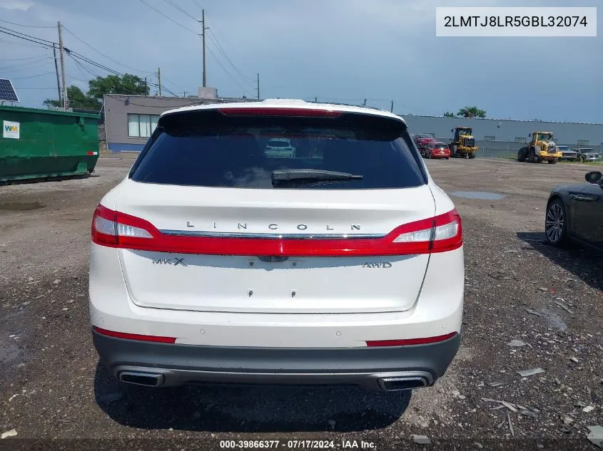 2LMTJ8LR5GBL32074 2016 Lincoln Mkx Reserve