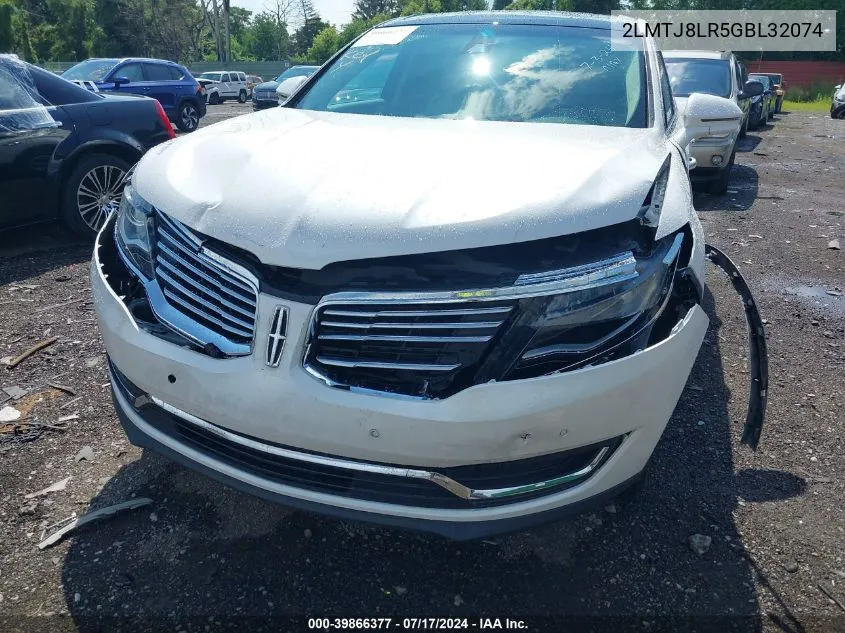 2LMTJ8LR5GBL32074 2016 Lincoln Mkx Reserve