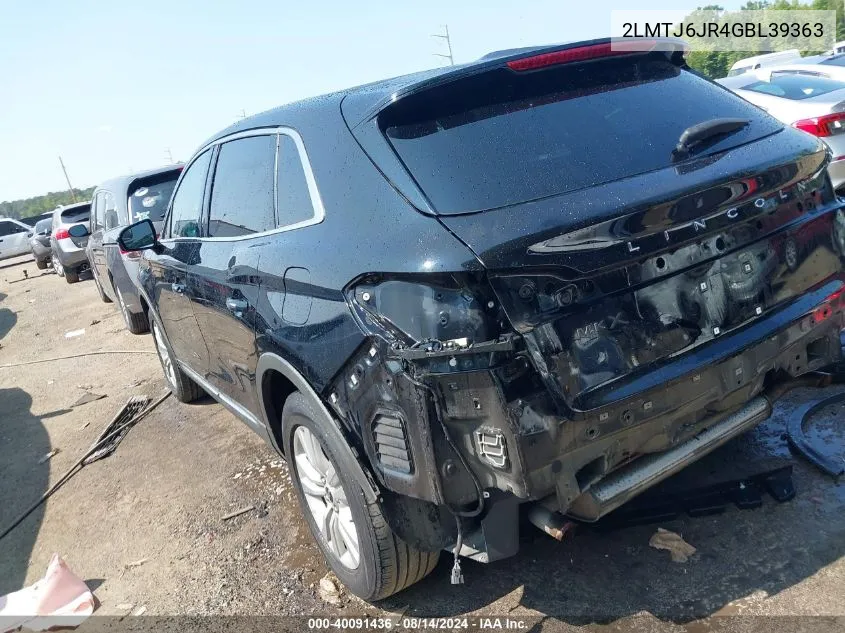 2016 Lincoln Mkx Premiere VIN: 2LMTJ6JR4GBL39363 Lot: 40091436