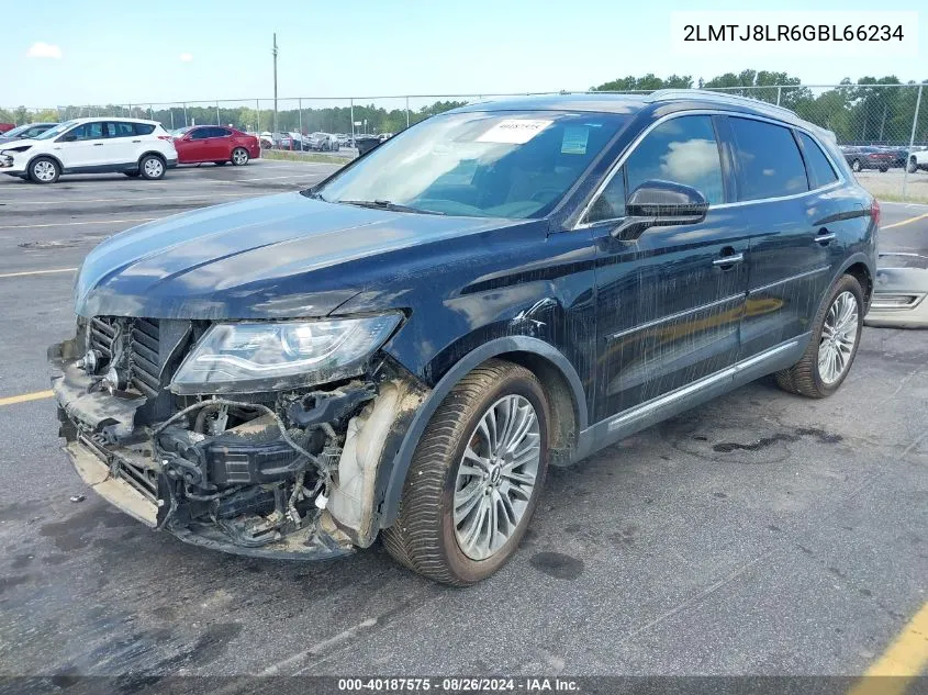 2LMTJ8LR6GBL66234 2016 Lincoln Mkx Reserve