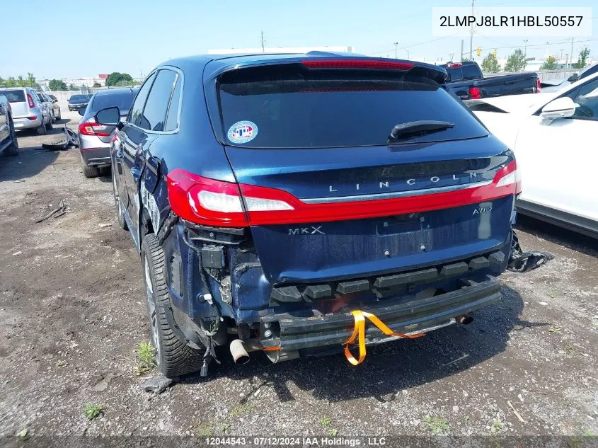 2LMPJ8LR1HBL50557 2017 Lincoln Mkx Reserve