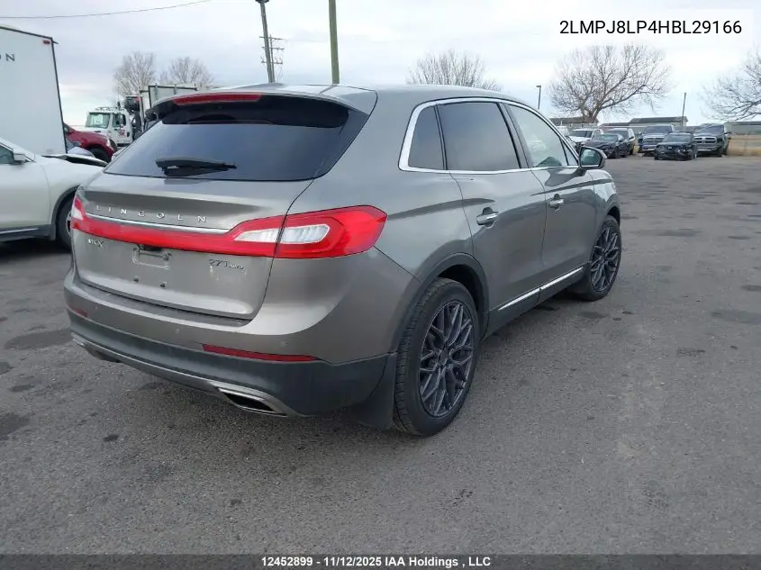 2LMPJ8LP4HBL29166 2017 Lincoln Mkx Reserve