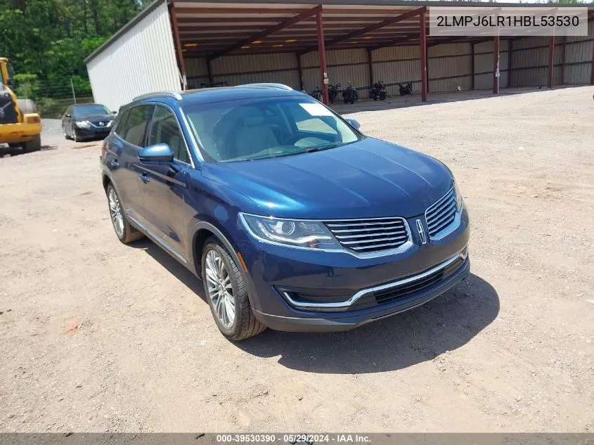 2LMPJ6LR1HBL53530 2017 Lincoln Mkx Reserve