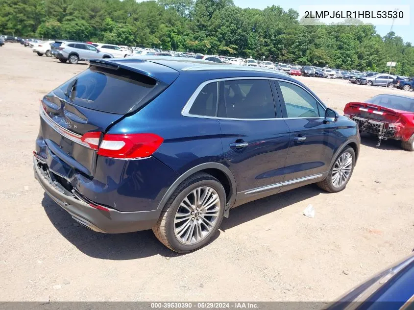 2017 Lincoln Mkx Reserve VIN: 2LMPJ6LR1HBL53530 Lot: 39530390