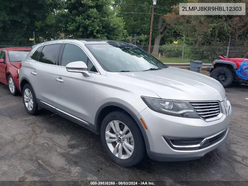 2017 Lincoln Mkx Select VIN: 2LMPJ8KR9HBL12303 Lot: 39538268