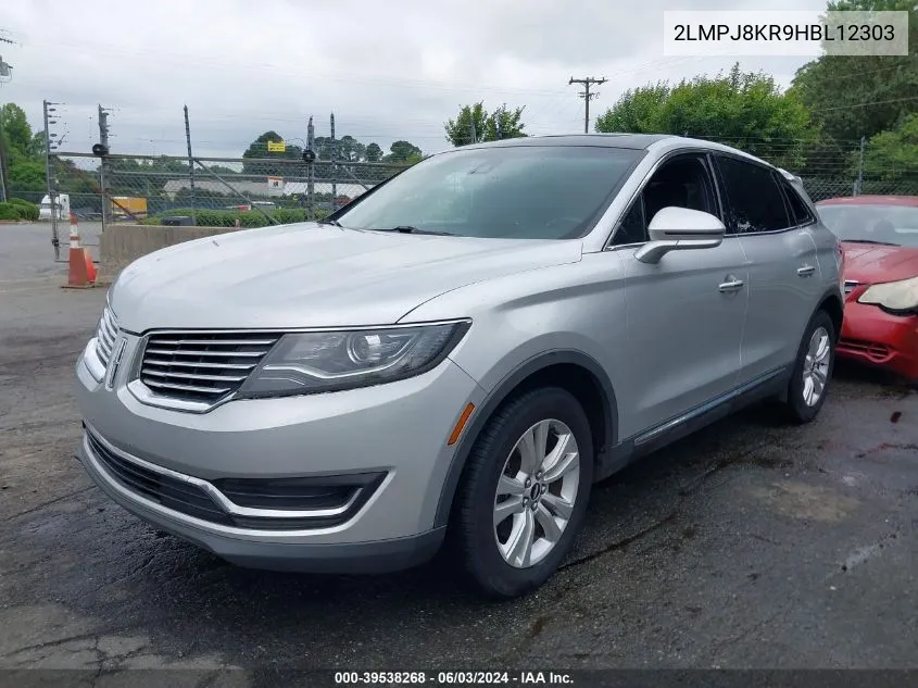 2LMPJ8KR9HBL12303 2017 Lincoln Mkx Select