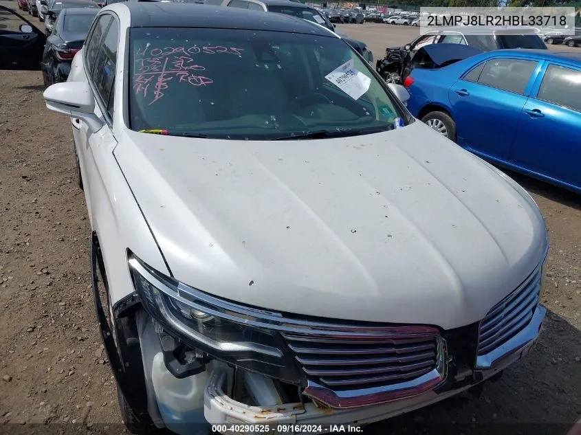 2LMPJ8LR2HBL33718 2017 Lincoln Mkx Reserve