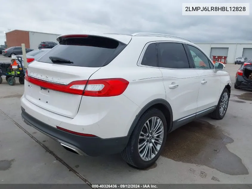 2017 Lincoln Mkx Reserve VIN: 2LMPJ6LR8HBL12828 Lot: 40326436